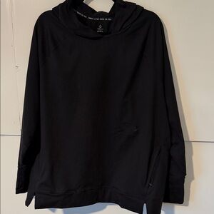 aerie OFFLINE Black Hooded Sweatshirt